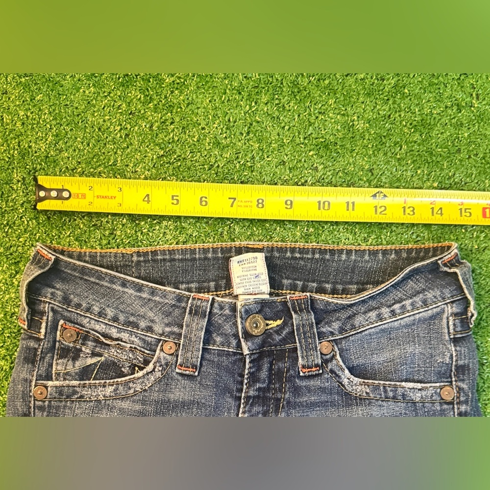 True Religion Blue Skinny Jeans with Vintage Appeal - Picture 6 of 8